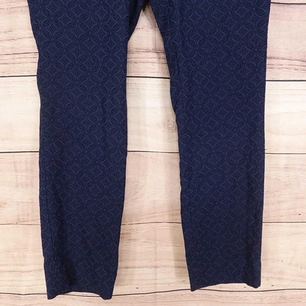 Banana Republic Pants Womens 2P Blue Sloan Ponte Crop Dress Pants Stretch 29x24‎